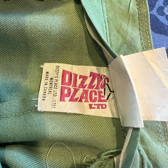 Very cool sage green vintage 70s flair pants - Picture 6 of 8